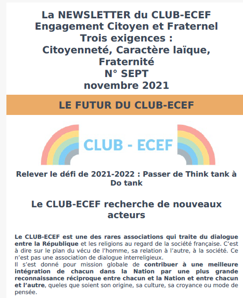 CLUB-ECEF- newsletter SEPT