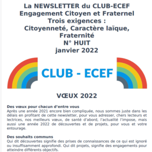 Newsletter du CLUB-ECEF – Numéro HUIT